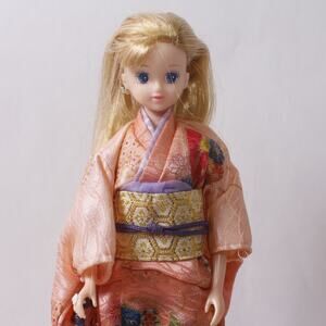 1980s Takara Jenny in Japanese Kimono Vintage Fashion Doll Blonde ~ 260730-WH 4